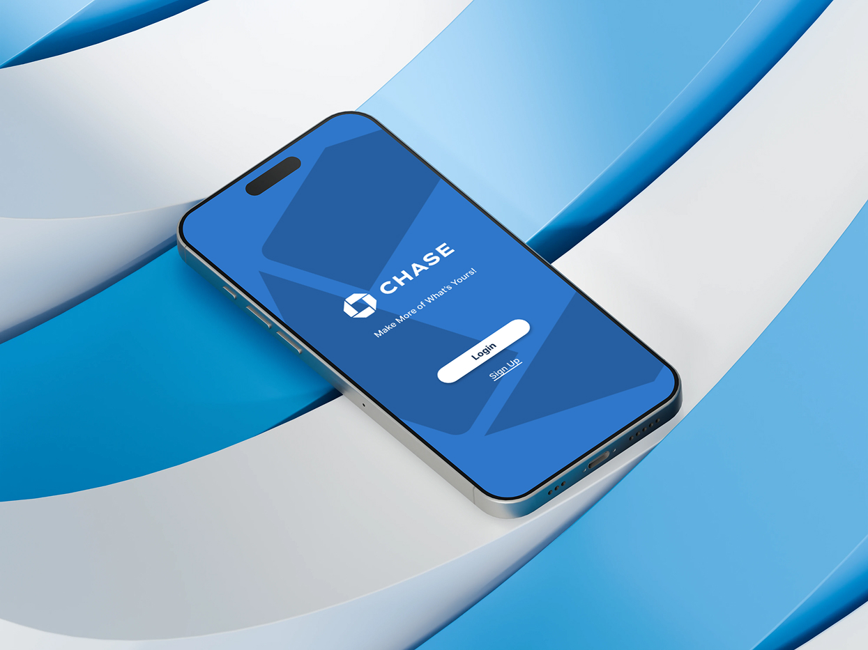 Banking App Cover Mockup